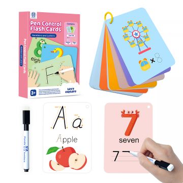 PJ004-1 PEN CONTROL FLASH CARDS- NUMBERS AND LETTERS  49700514