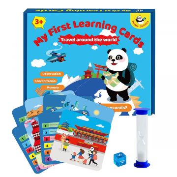 PJ002-1 MY FIRST LEARNING CARDS TRAVEL AROUND THE WORLD 49700163