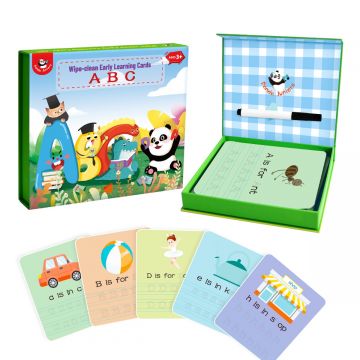 PJ003-3 WIPLE-CLEAN EARLY LEARNING CARDS  - ABC 49700217
