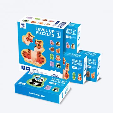 PJ001-1-1 LEVEL UP PUZZLES STEP 1- ANIMAL 49700705