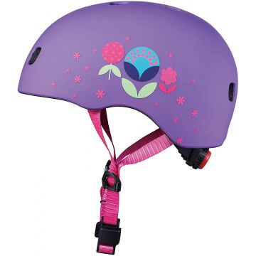 Micro PC Helmet Floral Purple M AC2085 44002085
