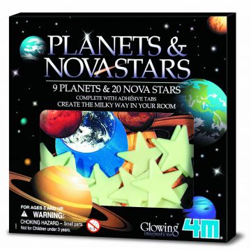 4M Glow Planets & Nova Star In Box