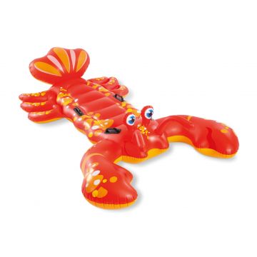 INTEX GIANT LOBSTER RIDE-ON, AGES 3+ (2.13M X 1.37M)